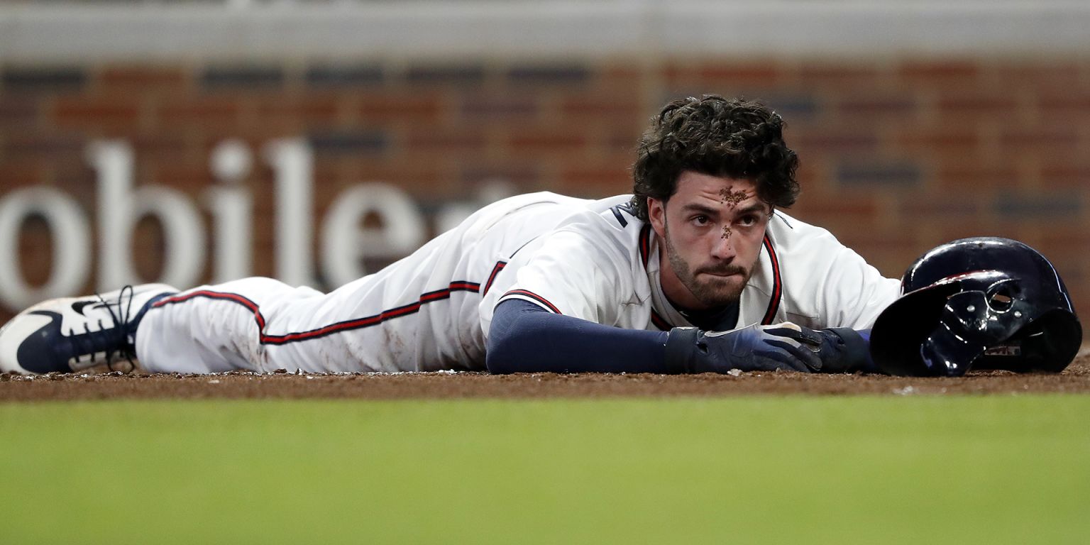 dansby swanson eyebrow