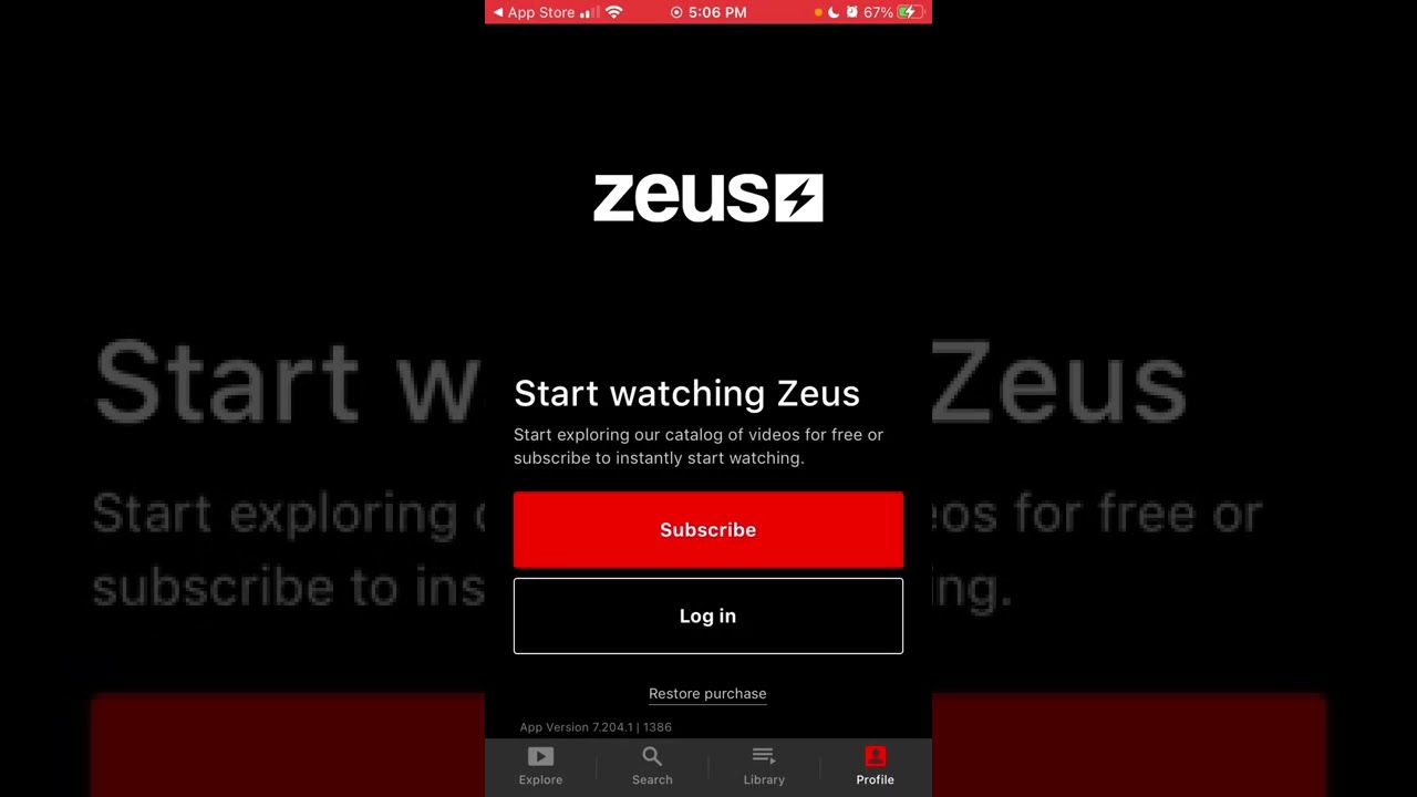 zeus subscription