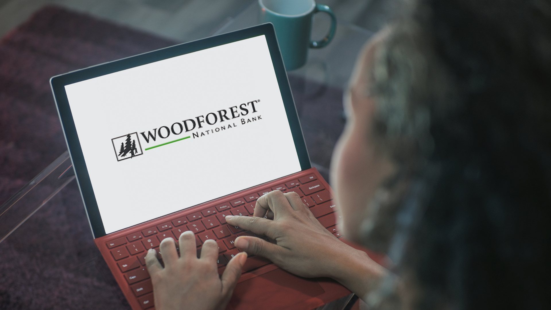 woodforest login logout